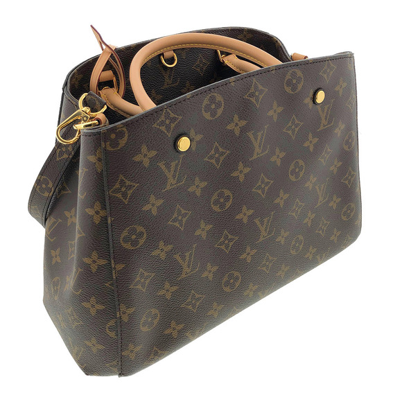 Louis Vuitton Montaigne MM Monogram 2way Hand Shoulder Bag Brown - Picture 2 of 9